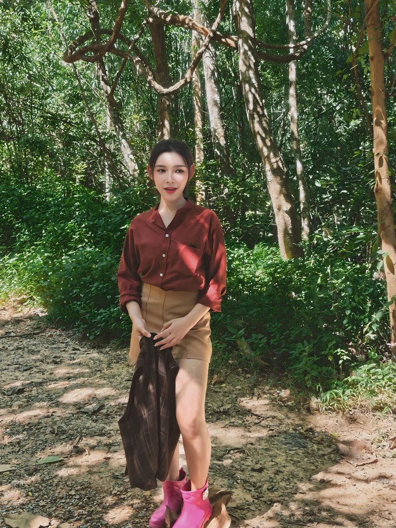 Professional portfolio headshot of Nim Ruethaikarn (nim_rtk), Model in Chiang Mai, perfect for casting and agencies. | ภาพพอร์ตโฟลิโอหน้าตรงของ นิ่ม ฤทัยกาญจน์ นางแบบเชียงใหม่