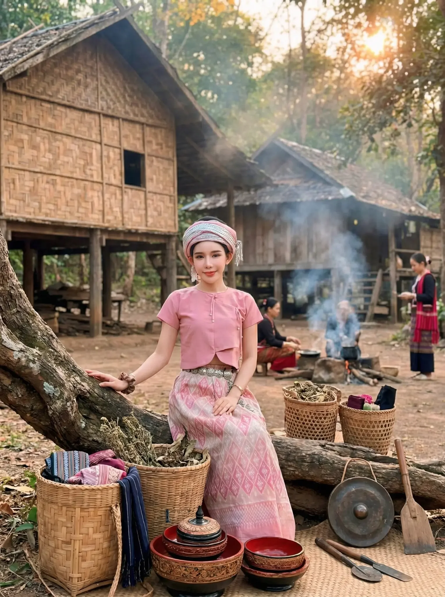 Shan Village Atmosphere